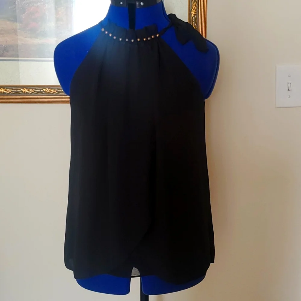 Fancy black top - Picture 1 of 5